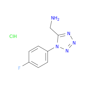 {[1-(4-fluorophenyl)-1h-tetrazol-5-yl]methyl}amine hydrochloride