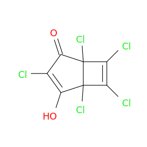 Bicyclo[3.2.0]hepta-3,6-dien-2-one,1,3,5,6,7-pentachloro-4-hydroxy-