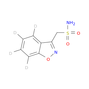 1,2-苯并异恶唑-4,5,6,7-D<SUB>4</SUB>-3-甲烷磺酰胺