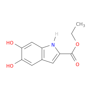 1H-Indole-2-carboxylic acid, 5,6-dihydroxy-, ethyl ester