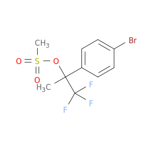 2-(4-溴苯基)-1,1,1-三氟丙-2-基甲烷磺酸酯