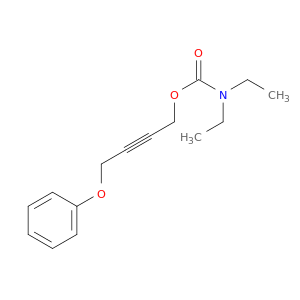 Carbamic acid, diethyl-, 4-phenoxy-2-butynyl ester