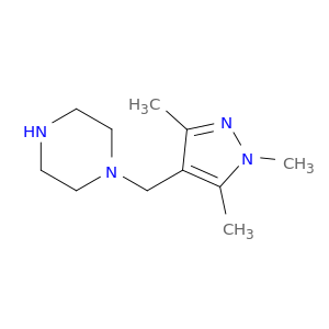 1-[(1,3,5-trimethyl-1H-pyrazol-4-yl)methyl]piperazine