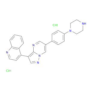 4-(6-(4-(哌嗪-1-基)苯基)吡唑并[1,5-a]嘧啶-3-基)喹啉二盐酸盐