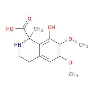 1-Isoquinolinecarboxylicacid, 1,2,3,4-tetrahydro-8-hydroxy-6,7-dimethoxy-1-methyl- (9CI)