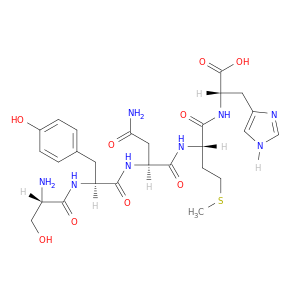 L-Histidine, L-seryl-L-tyrosyl-L-asparaginyl-L-methionyl-