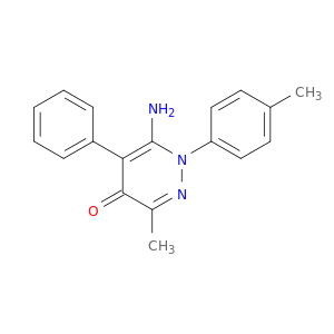 4(1H)-Pyridazinone, 6-amino-3-methyl-1-(4-methylphenyl)-5-phenyl-