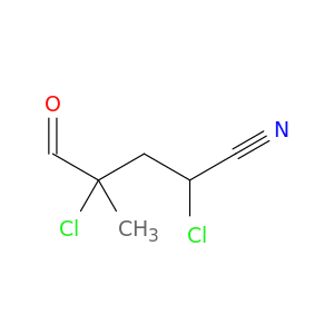 Pentanenitrile, 2,4-dichloro-4-methyl-5-oxo-