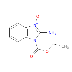 1H-Benzimidazole-1-carboxylic acid, 2-amino-, ethyl ester, 3-oxide