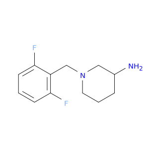 1-[(2,6-difluorophenyl)methyl]piperidin-3-amine