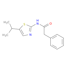 Benzeneacetamide, N-[5-(1-methylethyl)-2-thiazolyl]-