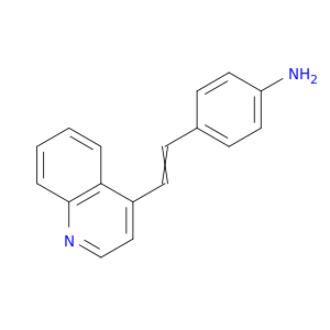 4-[2-(quinolin-4-yl)ethenyl]aniline