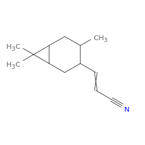 3-(4,7,7-三甲基双环[4.1.0]庚烷-3-基)-2-丙烯腈
