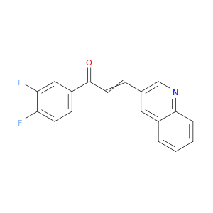 2-Propen-1-one, 1-(3,4-difluorophenyl)-3-(3-quinolinyl)-