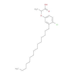 Propanoic acid,2-(4-chloro-3-pentadecylphenoxy)-