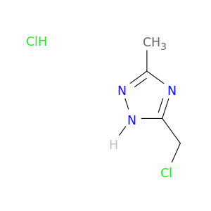 1H-1,2,4-三唑,5-(氯甲基)-3-甲基-,盐酸盐(1：1)