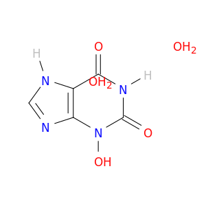 1H-Purine-2,6-dione, 3,7-dihydro-3-hydroxy-, dihydrate