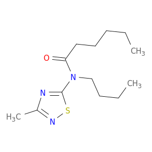 Hexanamide, N-butyl-N-(3-methyl-1,2,4-thiadiazol-5-yl)-