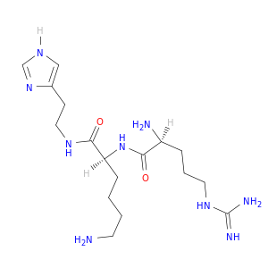 L-Lysinamide, L-arginyl-N-[2-(1H-imidazol-4-yl)ethyl]-