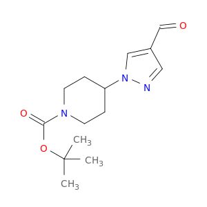 4-(4-甲酰基-1H-吡唑-1-基)-1-哌啶羧酸1,1-二甲基乙酯