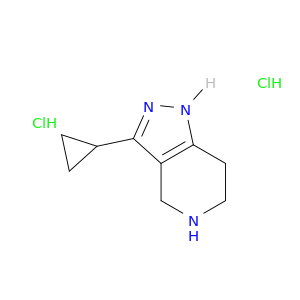 3-Cyclopropyl-4,5,6,7-tetrahydro-1H-pyrazolo[4,3-c]pyridine dihydrochloride