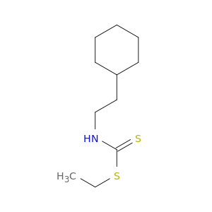 Carbamodithioic acid, cyclohexylethyl-, ethyl ester