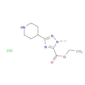 Ethyl 3-(Piperidin-4-yl)-1H-1,2,4-triazole-5-carboxylate Hydrochloride