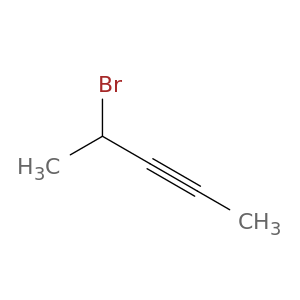 2-Pentyne, 4-bromo-