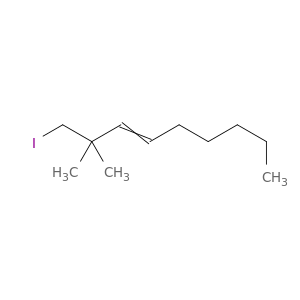 3-Nonene, 1-iodo-2,2-dimethyl-