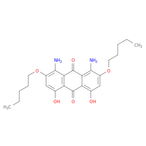 9,10-Anthracenedione, 1,8-diamino-4,5-dihydroxy-2,7-bis(pentyloxy)-