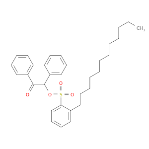 Benzenesulfonic acid, dodecyl-, 2-oxo-1,2-diphenylethyl ester
