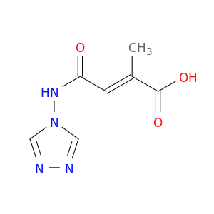 2-Butenoic acid, 2-methyl-4-oxo-4-(4H-1,2,4-triazol-4-ylamino)-, (2E)-