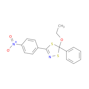 1,4,2-Dithiazole, 5-ethoxy-3-(4-nitrophenyl)-5-phenyl-