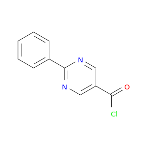 5-Pyrimidinecarbonylchloride, 2-phenyl-
