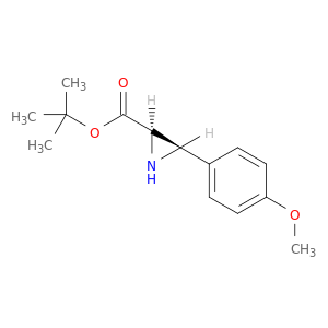 cis-tert-butyl 3-(4-methoxyphenyl)aziridine-2-carboxylate