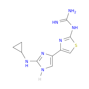 Guanidine, [4-[2-(cyclopropylamino)-1H-imidazol-4-yl]-2-thiazolyl]-