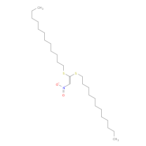Dodecane, 1,1'-[(nitroethenylidene)bis(thio)]bis-