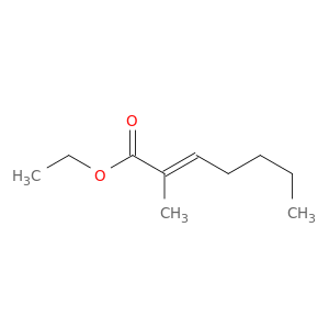 2-Heptenoic acid, 2-methyl-, ethyl ester, (E)-