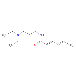 2,4-Hexadienamide, N-[3-(diethylamino)propyl]-, (E,E)-