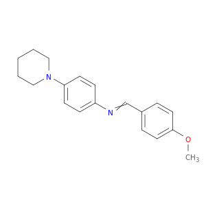Benzenamine, N-[(4-methoxyphenyl)methylene]-4-(1-piperidinyl)-