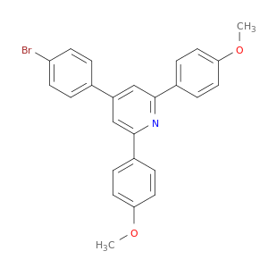 Pyridine, 4-(4-bromophenyl)-2,6-bis(4-methoxyphenyl)-