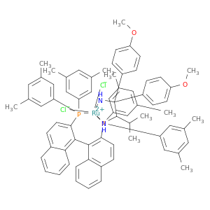 二氯[(S)-(-)-2,2′-二[二(3,5-二甲苯基)膦基]-1,1′-联萘基][(2S)-(+)-1,1-二(4-甲氧苯基)-3-甲基-1,2-丁二胺]钌(II)