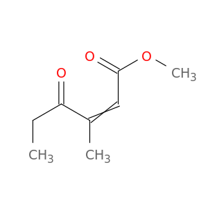 2-Hexenoic acid, 3-methyl-4-oxo-, methyl ester