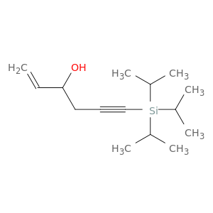 1-Hexen-5-yn-3-ol, 6-[tris(1-methylethyl)silyl]-