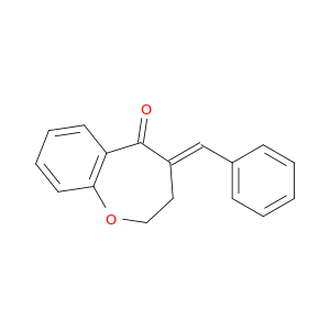 1-Benzoxepin-5(2H)-one, 3,4-dihydro-4-(phenylmethylene)-, (E)-