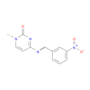 2(1H)-Pyrimidinone, 4-[[(3-nitrophenyl)methylene]amino]-
