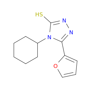 4-Cyclohexyl-5-(furan-2-yl)-4H-1,2,4-triazole-3-thiol