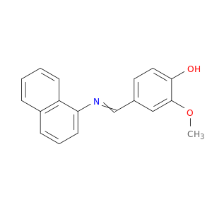 Phenol, 2-methoxy-4-[(1-naphthalenylimino)methyl]-