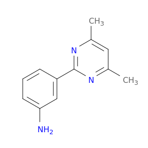 Benzenamine, 3-(4,6-dimethyl-2-pyrimidinyl)-