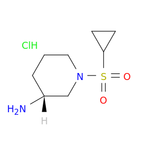 (3R)-1-(Cyclopropanesulfonyl)piperidin-3-amine Hydrochloride